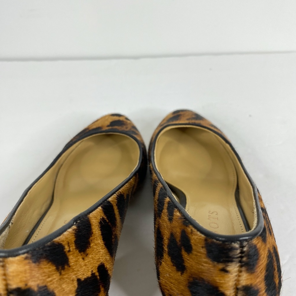 Talbots Calf Hair Leopard Print Pumps Sz. 6.5 - Picture 11 of 13